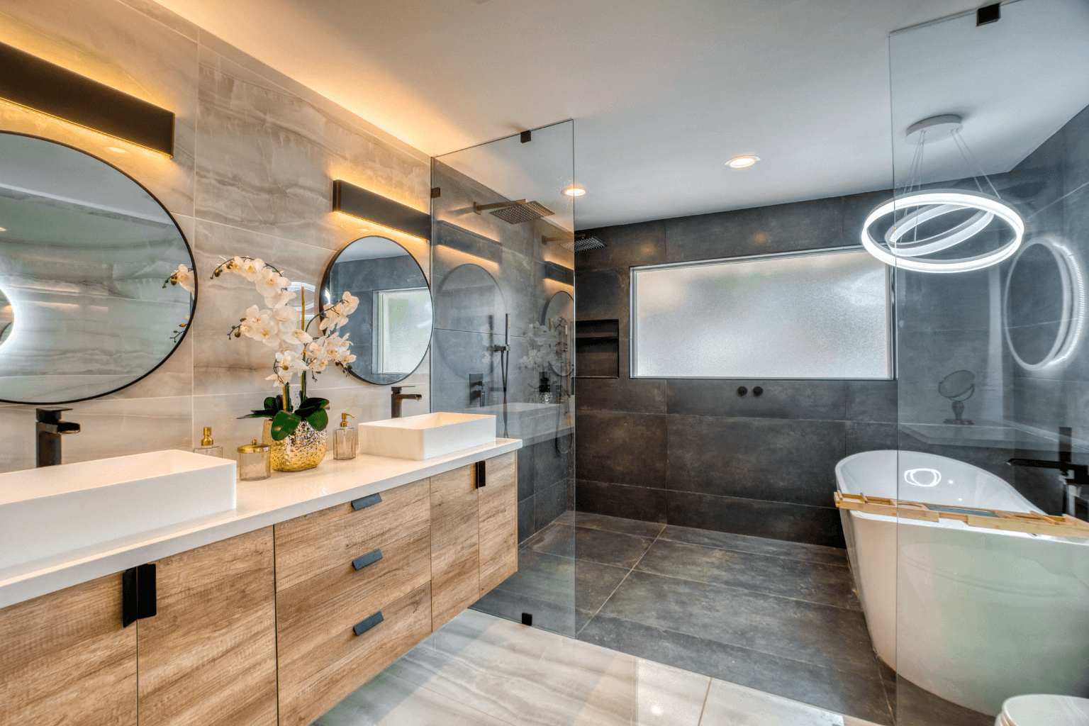Custom bathroom remodeling project completed in Los Angeles