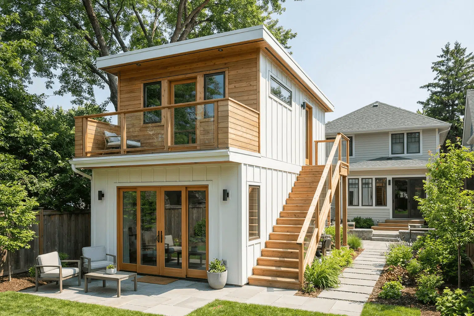 Completed accessory dwelling unit built in Los Angeles