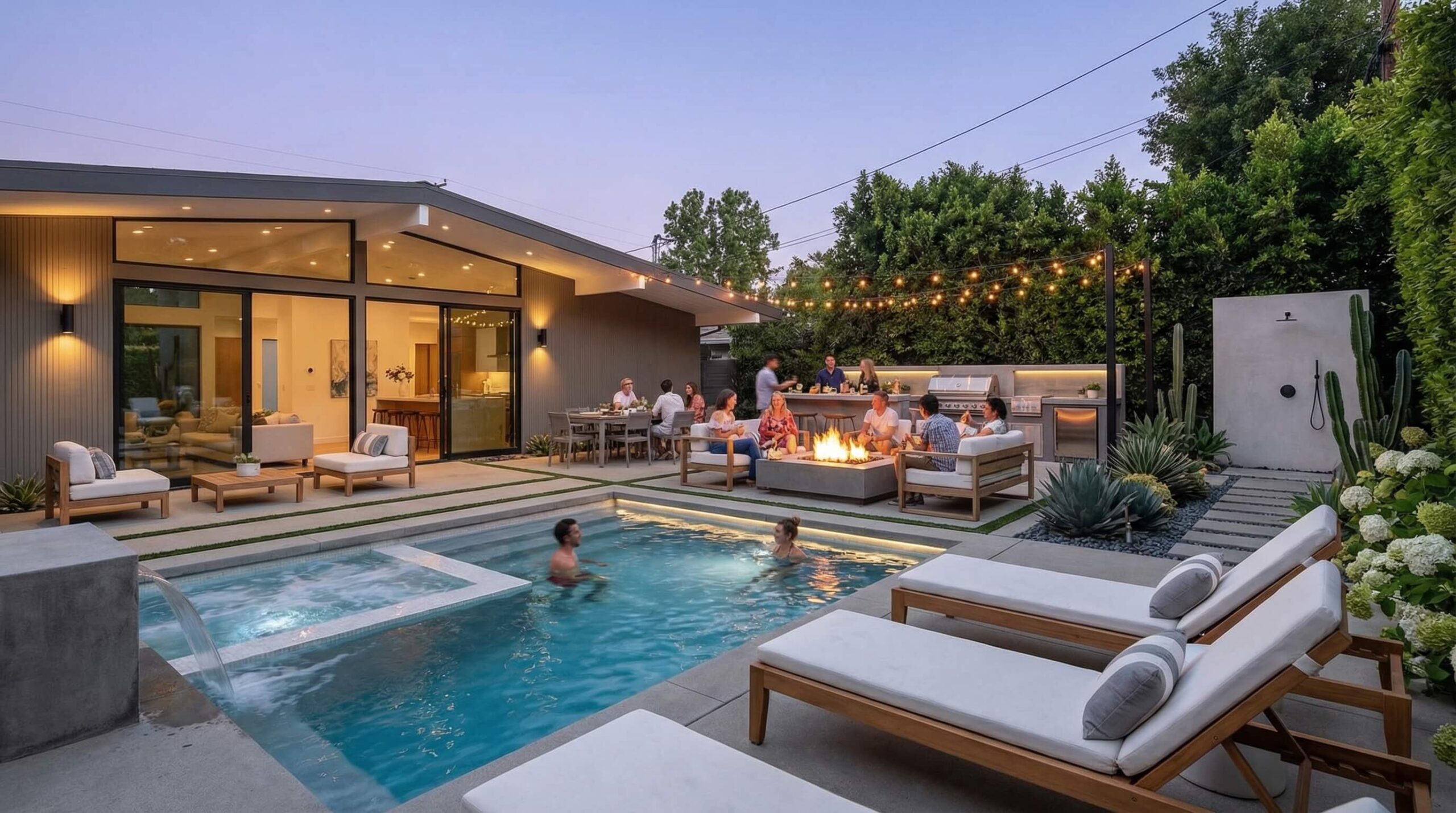 Los Angeles Backyard Transformation — Custom Landscaping and Hardscaping by Precise Building & Restoration