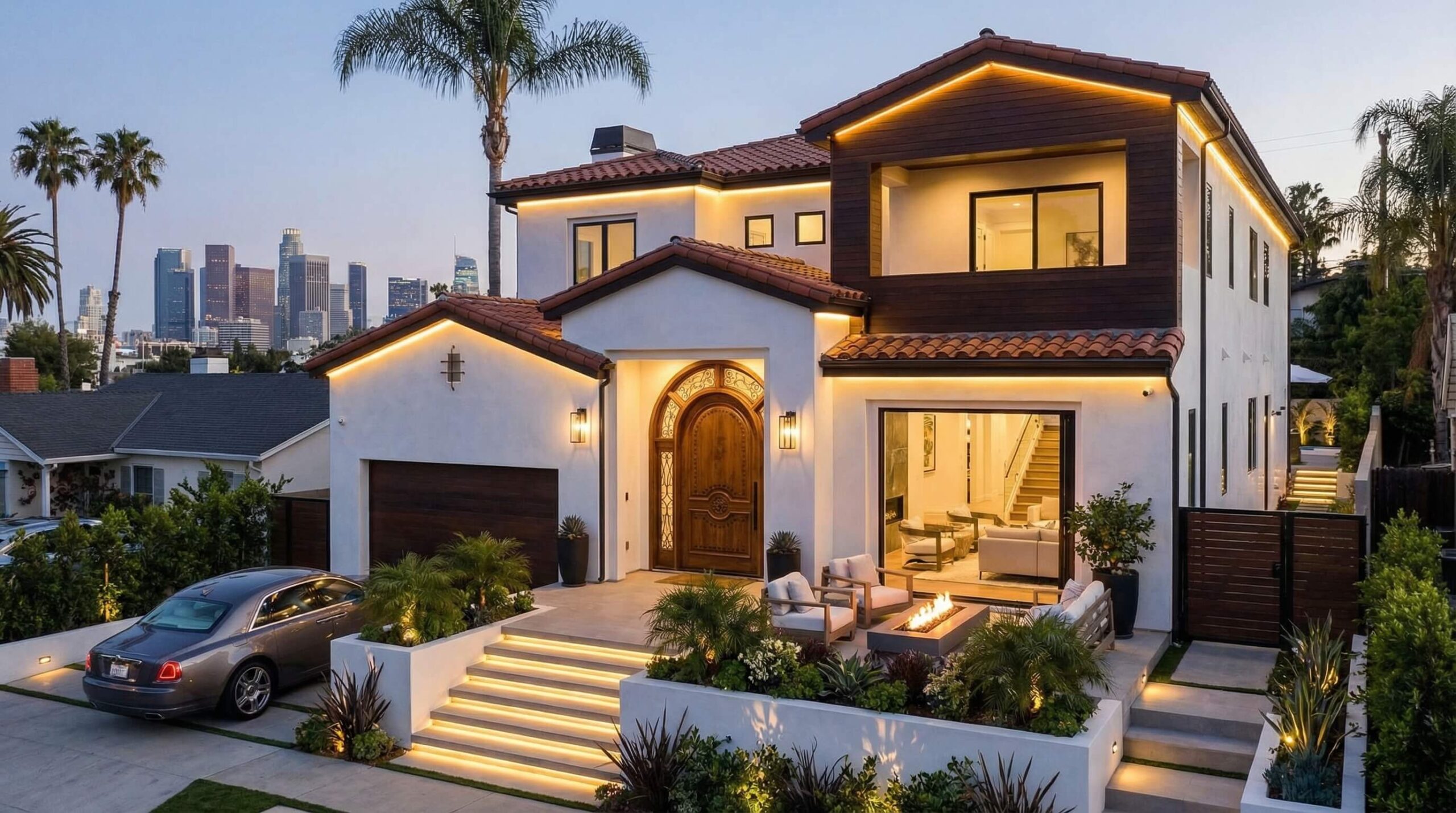 Custom New Home Construction Los Angeles — Completed Build by Precise Building & Restoration
