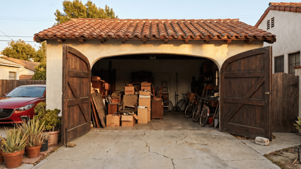 before garage conversion