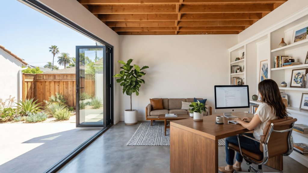 Garage Conversion Home Office — Culver City