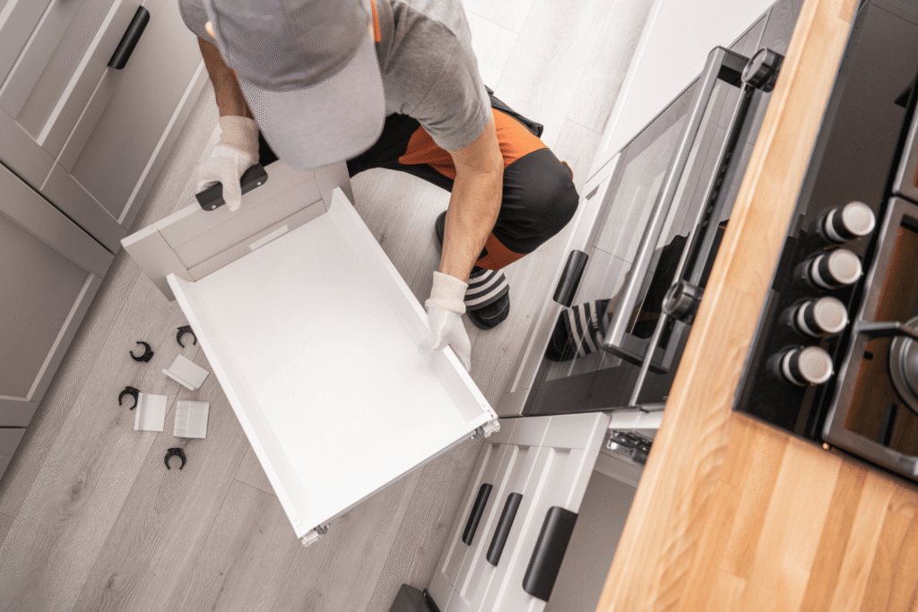 Our Kitchen Cabinet Installation Process