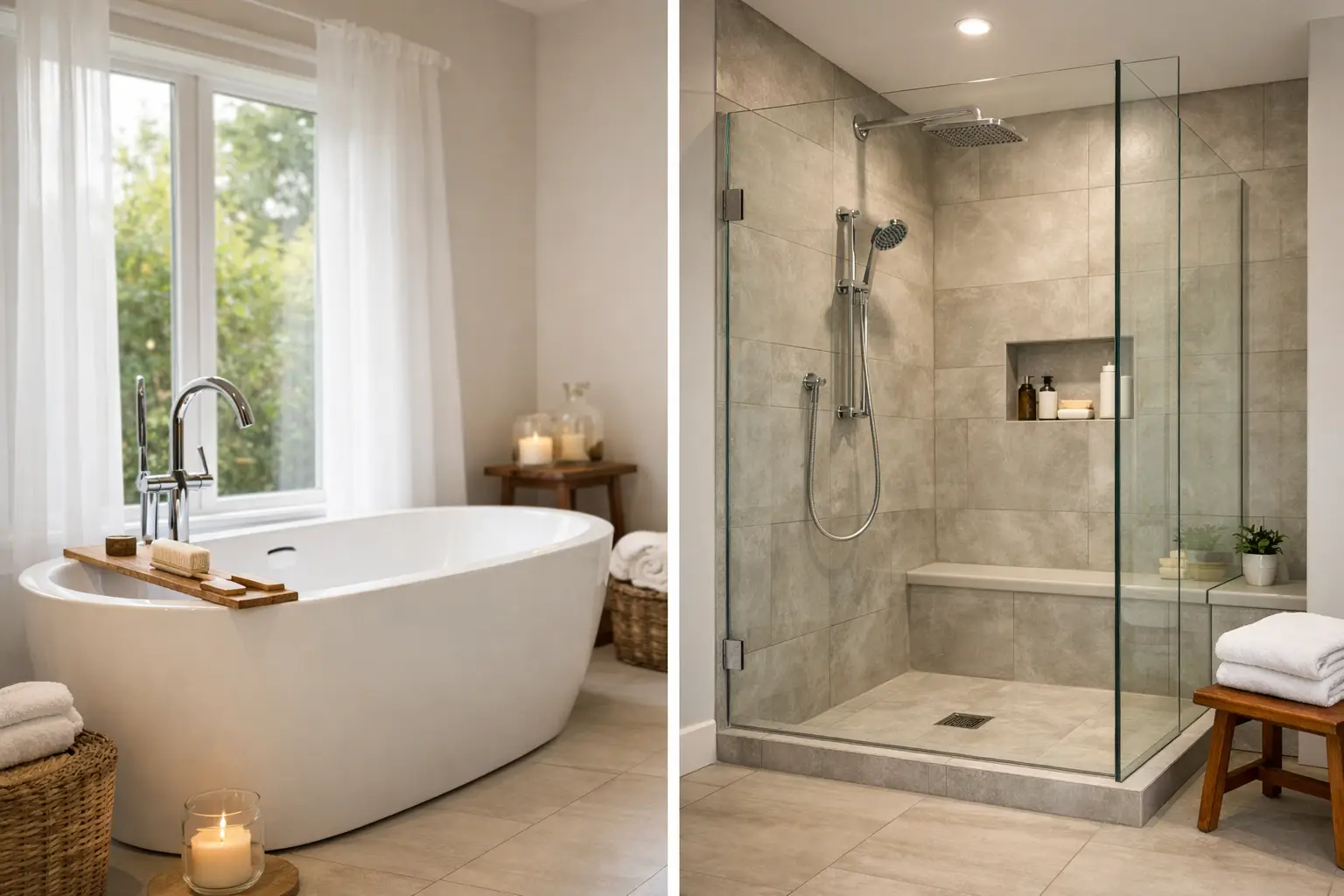 Bathtub vs. Walk-In Shower: Home and Resale Value