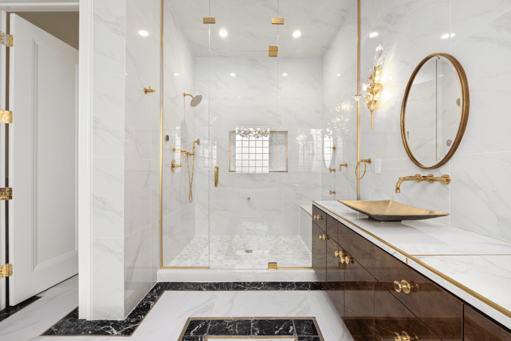 Luxury Marble Bathroom Remodeling — Calabasas