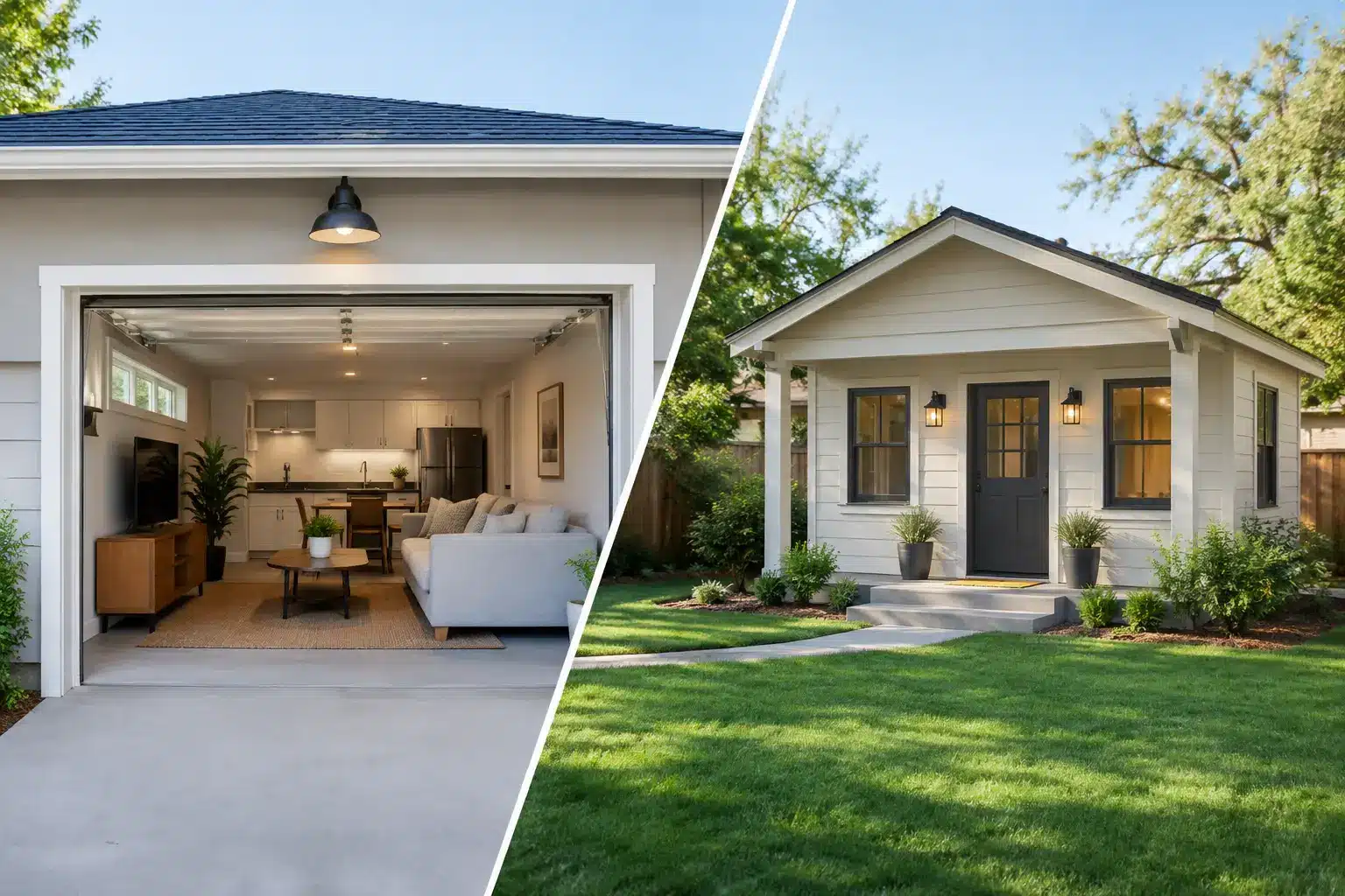 Garage Conversion vs. Detached ADU: More Affordable?