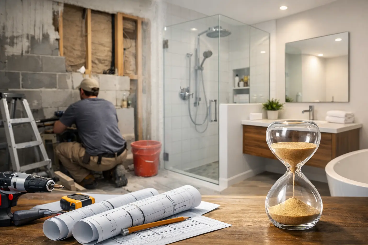How Long Does a Bathroom Remodel Take? Step-by-Step