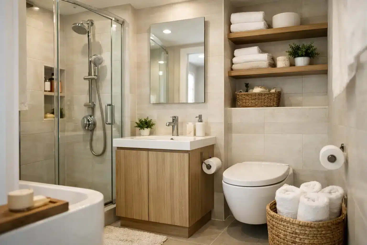 Small Bathroom Layout Ideas for More Usable Space