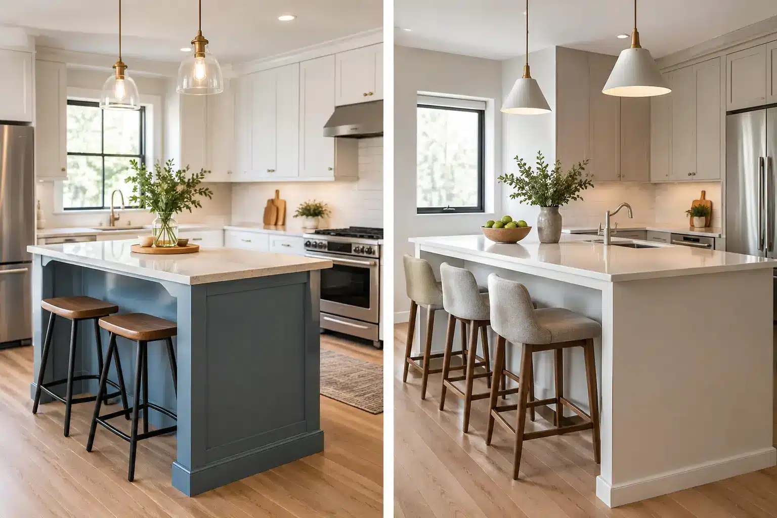Small Kitchen Island or Peninsula: Which Works?