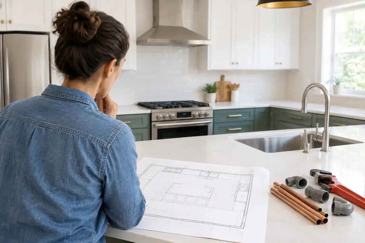 Keep Your Kitchen Layout or Move Plumbing?