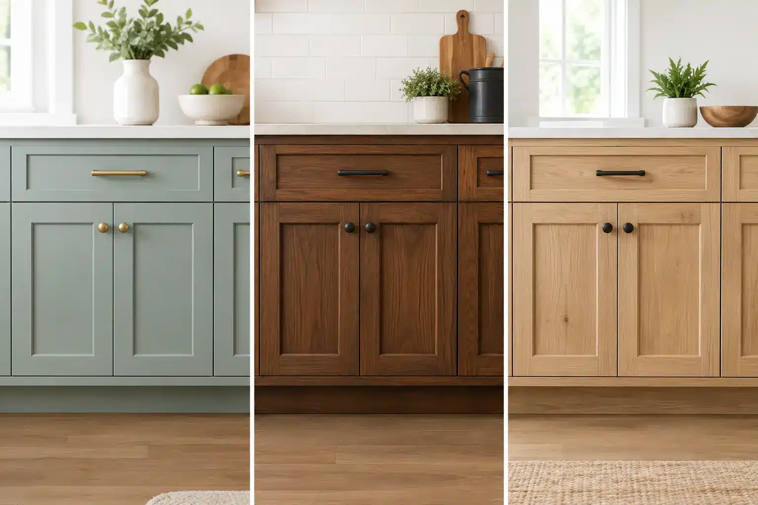 Painted vs. Stained vs. Natural Wood Cabinets