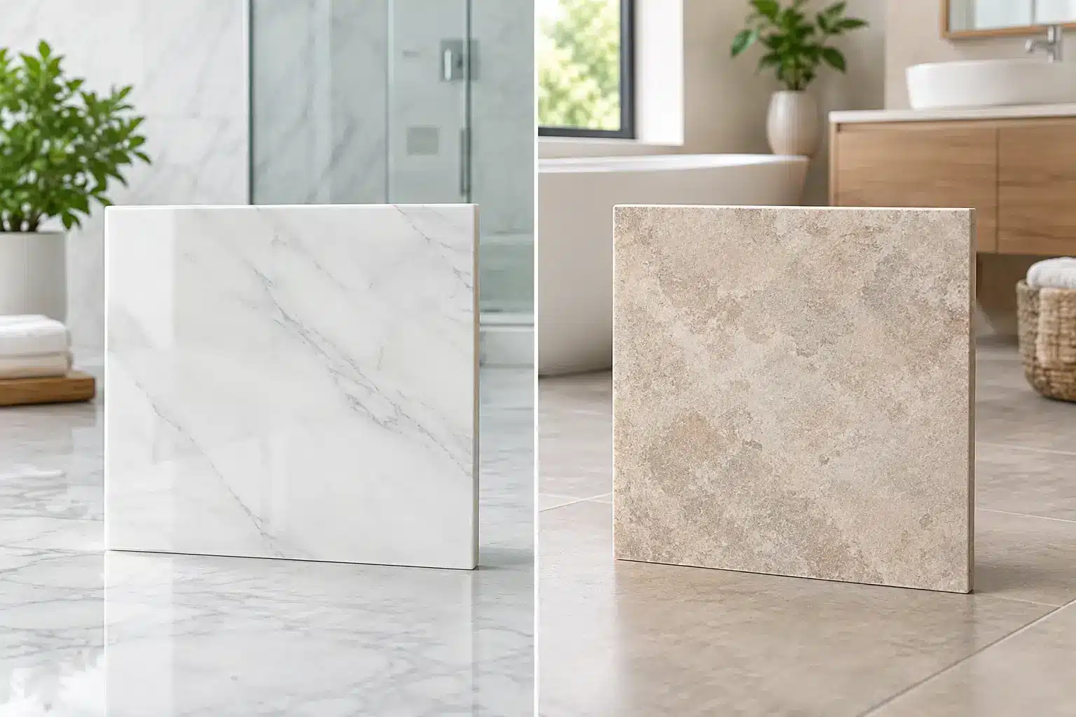 Porcelain vs. Ceramic Bathroom Tile: Which Is More Durable?