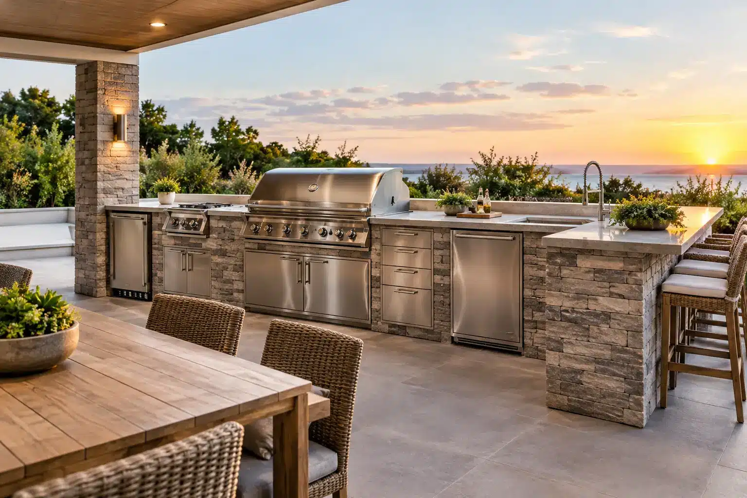 What Is Included in a Complete Outdoor Kitchen?